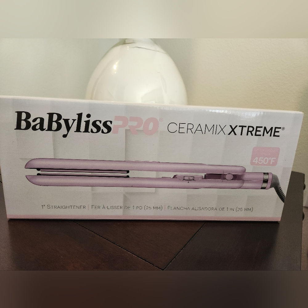 BaBylissPRO Ceramix Xtreme Pink Hair Straightener